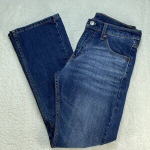 Levis 527 Jeans Mens Size 29x30 Blue Slim Bootcut Stretch Denim Mid Rise Waist